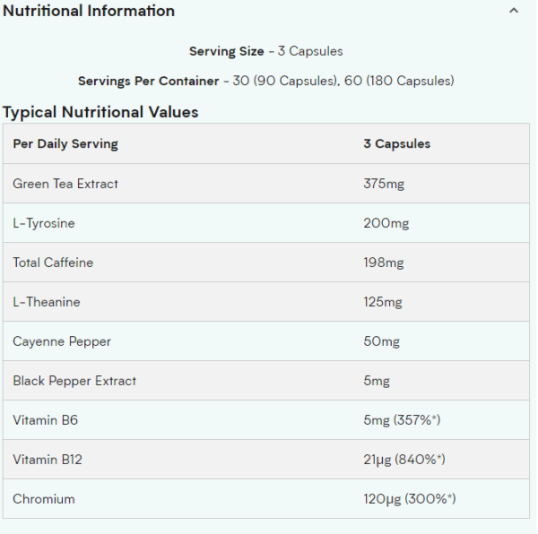 قرص ترموپیور مای ویتامینز Myvitamins Thermopure